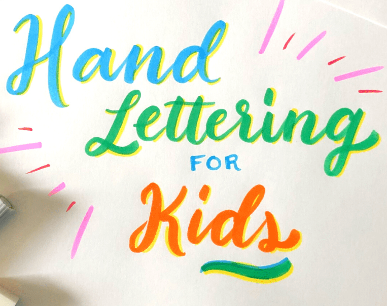 lettering for kids